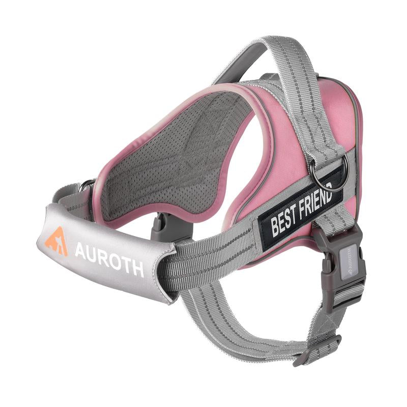 AUROTH No Pull Dog Harness - Soft Padded Service Vest, Reflective, Adjustable, Easy on & off - Great for Walking & Training, Suitable for Small, Medium & Large Dogs