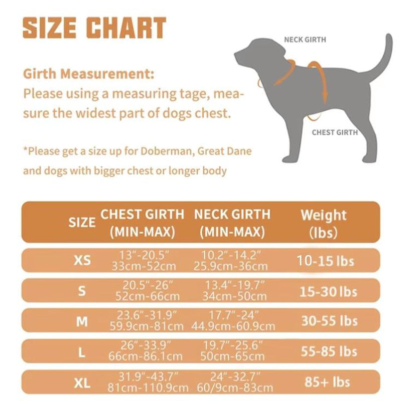 AUROTH No Pull Dog Harness - Soft Padded Service Vest, Reflective, Adjustable, Easy on & off - Great for Walking & Training, Suitable for Small, Medium & Large Dogs