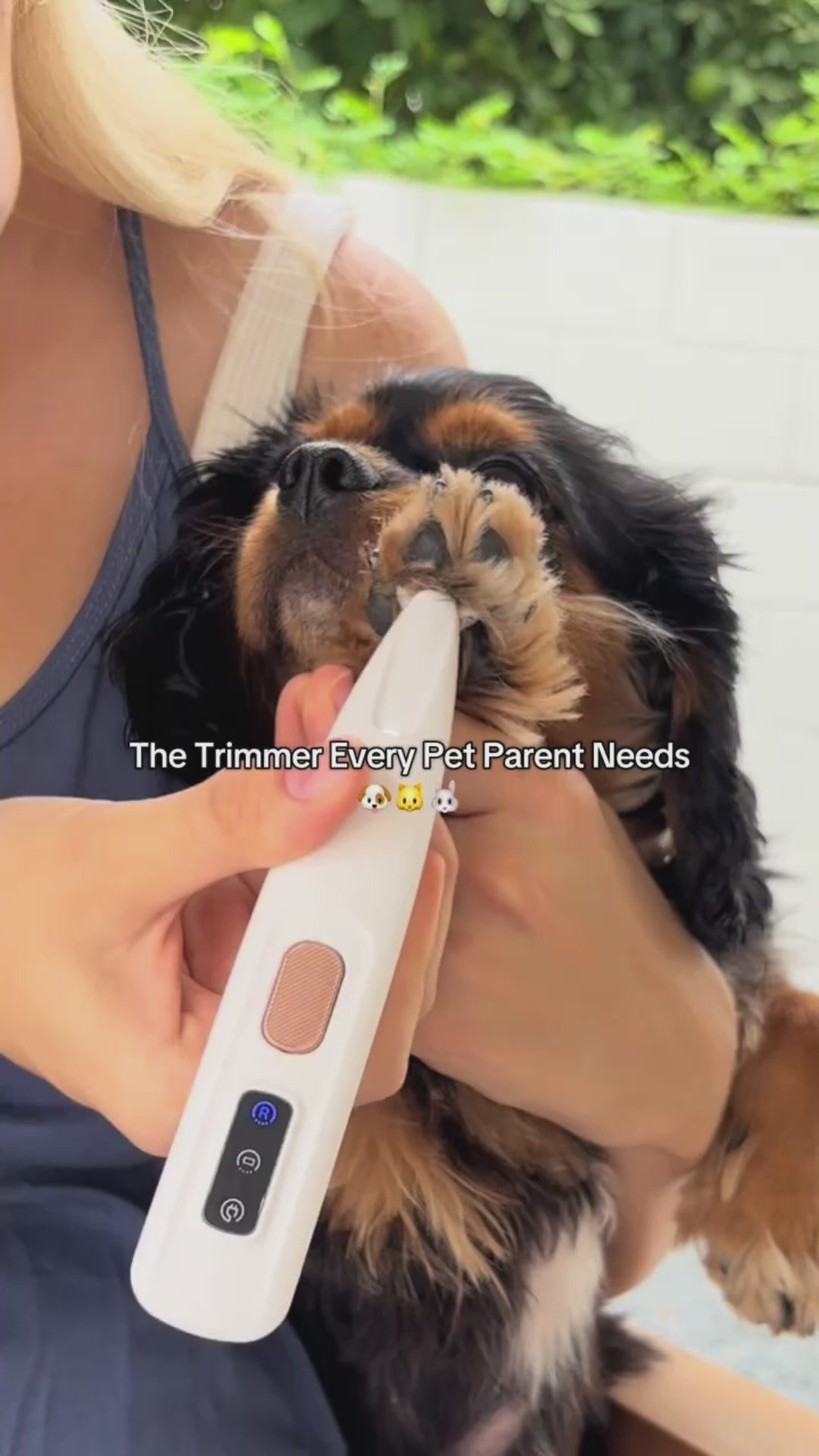 Rechargeable Pet Paw Hair Trimmer with LED Light – Quiet, Cordless & Waterproof Precision Grooming Tool for Dogs & Cats